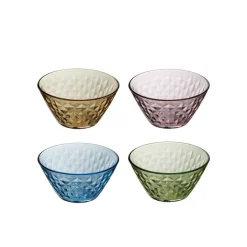 Aida Mosaic fargede skål 4pk