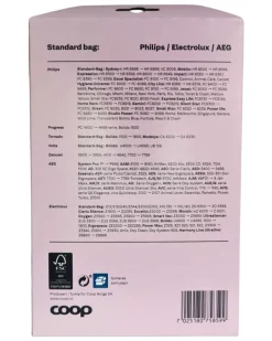 Coop EP støvsugerposer 4-pk til Philips/Electrolux/AEG