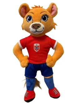 Det Norske fotball landslagets LØVINNE maskot