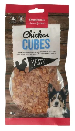 Dogman Chicken Cubes 80g