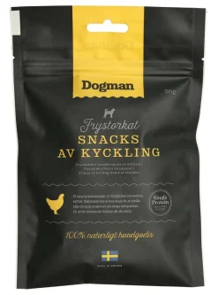 Dogman Frysetørket Snacks av Kylling 50g
