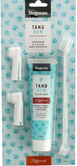 Dogman Munnpleiesett 100g