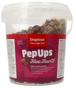 Dogman Pep Ups Mini Hearts 450g