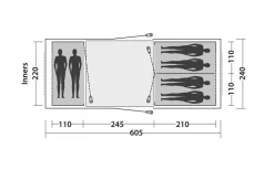 Easy Camp Huntsville Twin 600 familietelt 2022