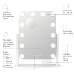EC by Wilfa Shine MI3W-D29 sminkespeil