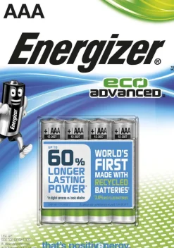 Energizer® EcoAdvanced™ AAA batterier