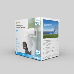 EZVIZ HB8 Pro 4K batteridrevet Wi-Fi sikkerhetskamera