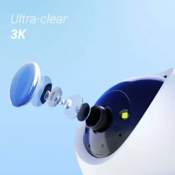 EZVIZ H6c Pro 3K Innendørs Wi-Fi Kamera