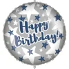 Folieballong Happy Birthday ø: 46 cm