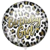 Folieballong Happy Birthday ø: 46 cm