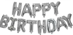 Folieballong Happy Birthday 3,4 m