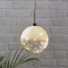 Glow frostet LED-lys glasskule