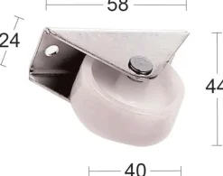 Habo 41 møbelhjul