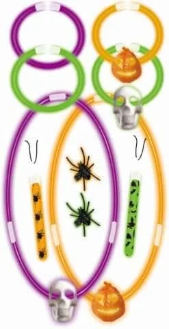 Halloween glow in the dark sett 10pk