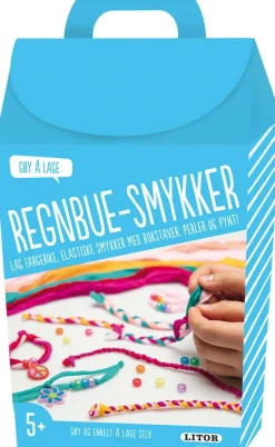 Hobbyeske: Gøy å lage regnbuearmbånd