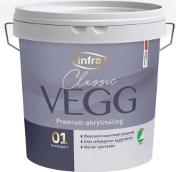Infra Classic 01/helmatt interiørmaling