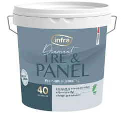 Infra Tre&Panel 40/halvblank interiørmaling