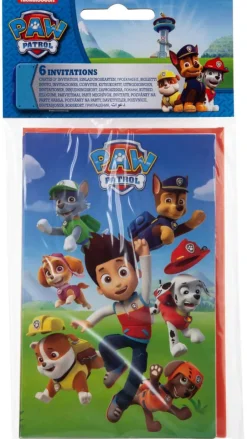 Innbydelseskort PAW Patrol 6pk