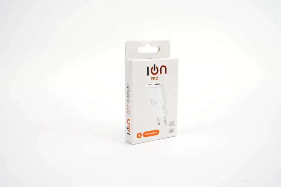 ION Pro UC127 PRO W 20W vegglader USB-C/USB-A