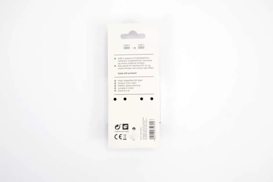 ION Pro USB-C til USB-C silikonkabel 3 m