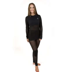 Janus Black Wool Mesh ullongs herre