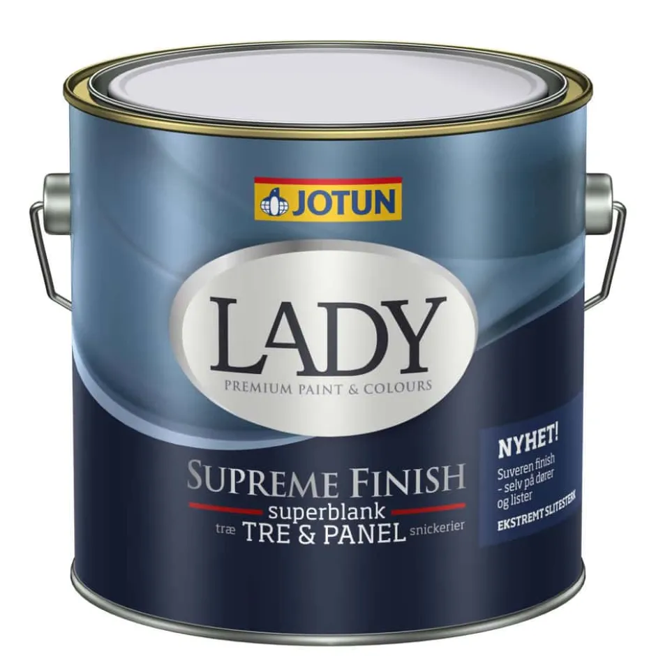 Jotun Lady Supreme Finish 80/helblank interiørmaling