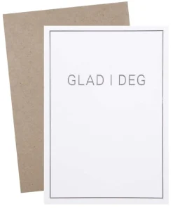 Kort Glad i deg