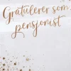 Kort Gratulerer pensjonist
