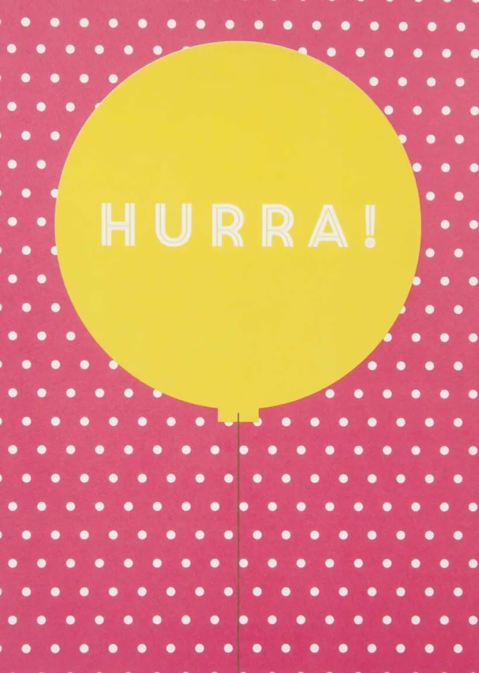 Kort Hurra ballong