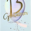 Kort 13 år Ballong