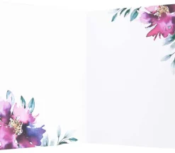 Kort 70 år Blomster