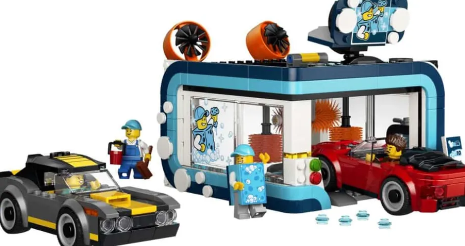 LEGO® City Bilvask med biler 60497