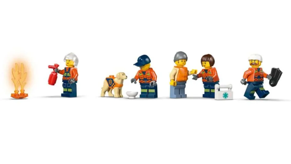 LEGO® City Kystvaktens helikopter og redningsbåt 60504