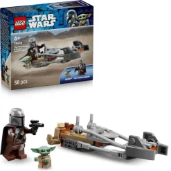 LEGO® Star Wars™ Mandalorianeren og Grogus speedersykkel 75436