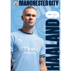 Manchester City FC Erling Haaland plakat