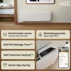 Mill Invisible Smart WiFi 500W Gen. 4 panelovn