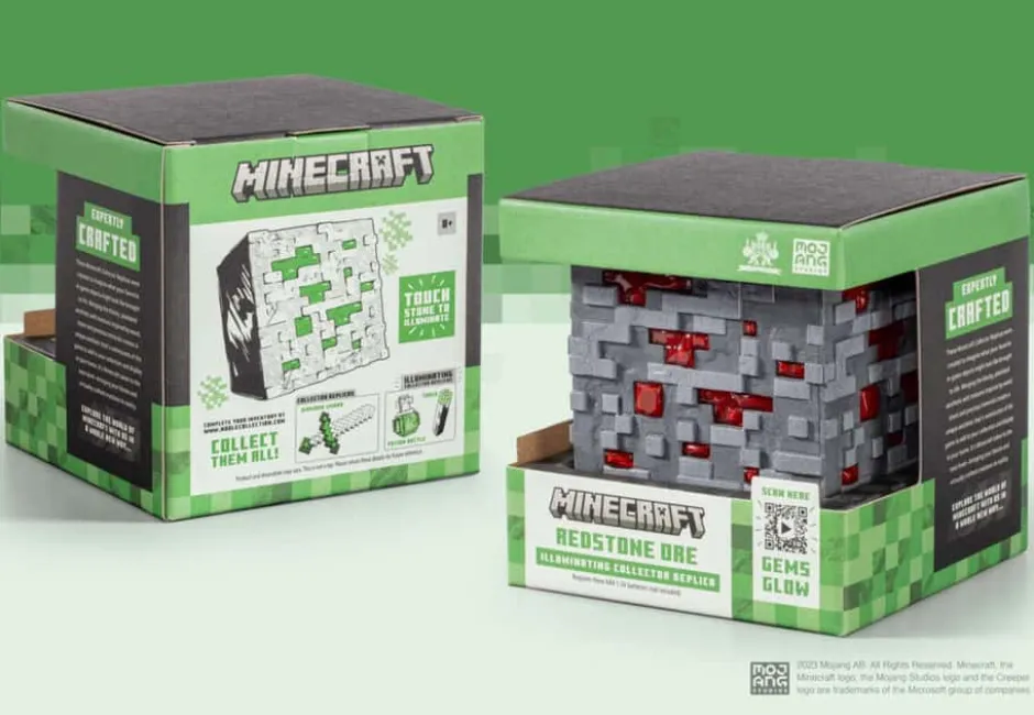 Minecraft™ Redstone Ore dekorativt lys