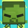 Minecraft: Zombi chibi skrivebok