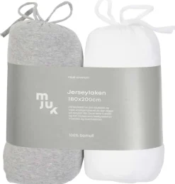 Mjuk formsydd jersylaken 2pk.