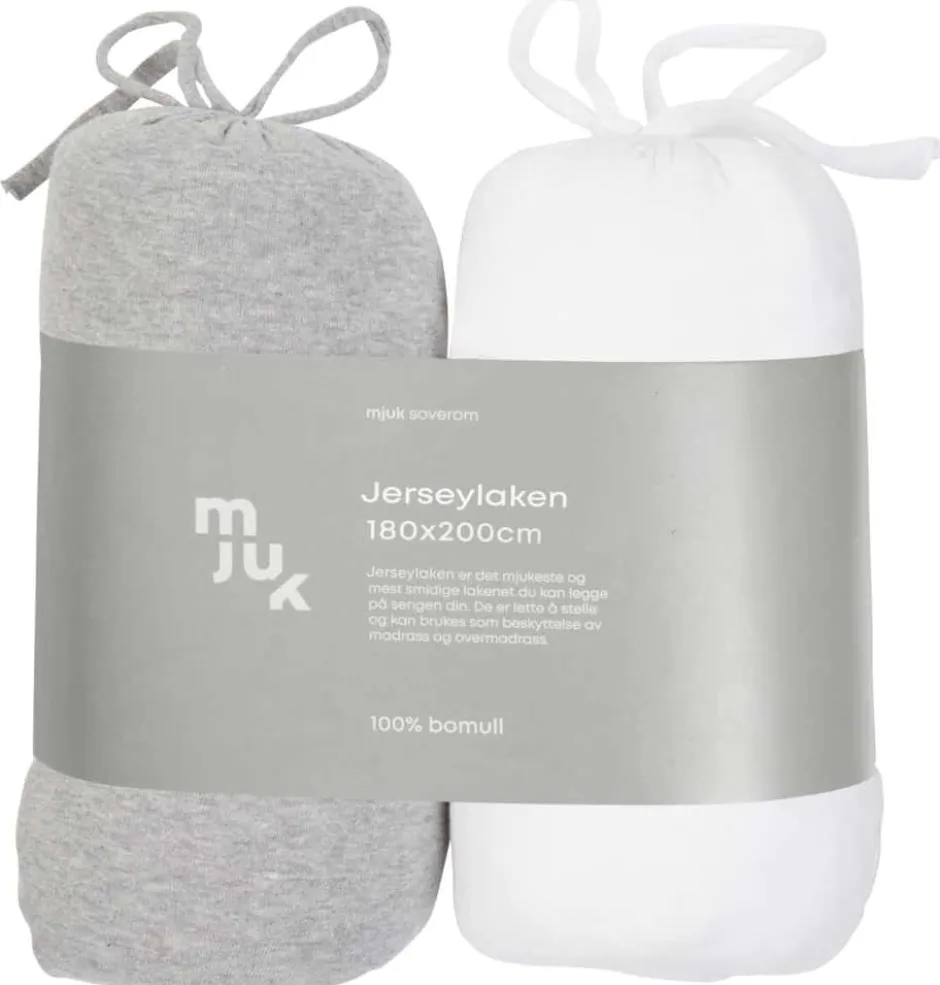Mjuk formsydd jersylaken 2pk.
