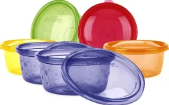 Nûby™ Bolle med lokk 6 pk