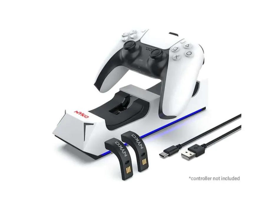 Nyko dobbel ladestasjon for PS5 DualSense™-kontrollere