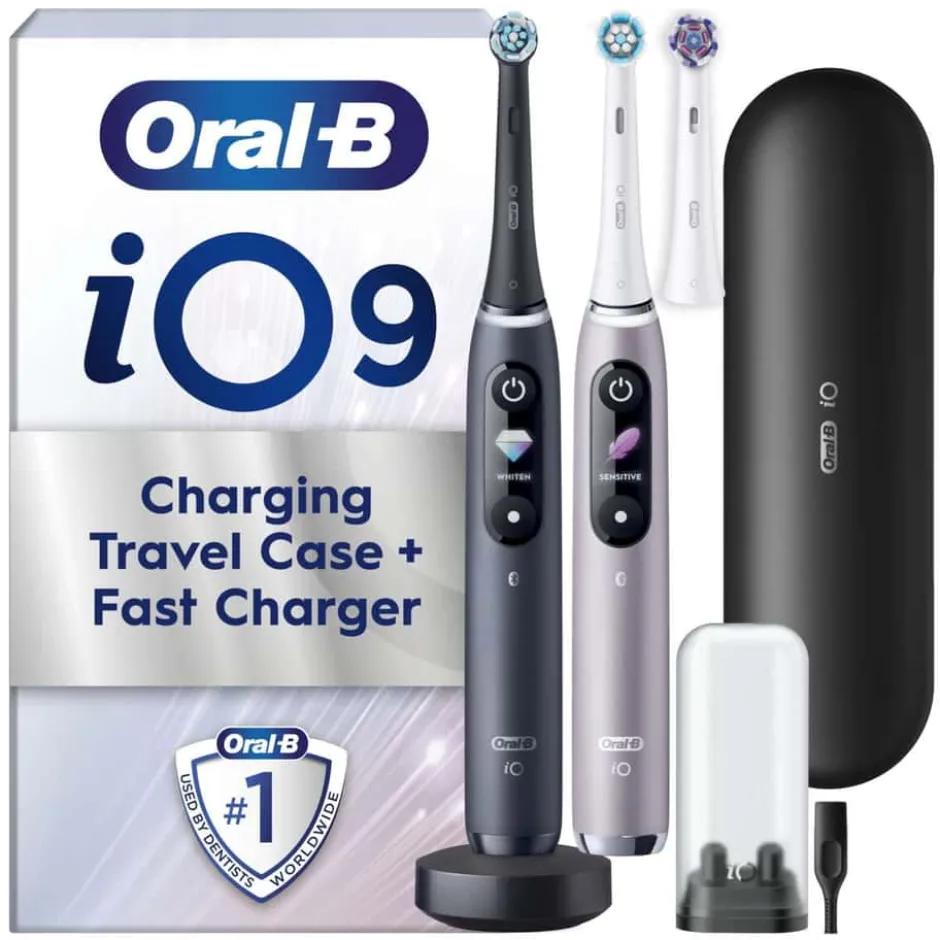 Oral-B™ iO9 elektrisk tannbørste 2pk