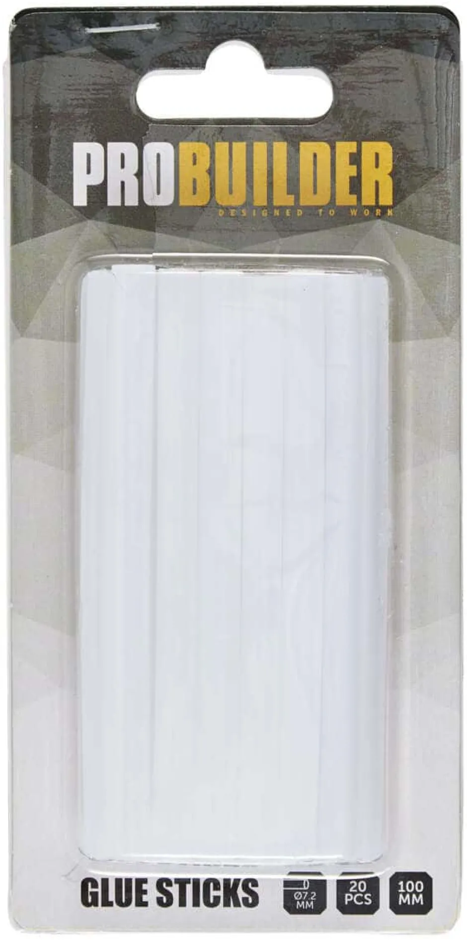 Probuilder Ø 7,2 mm limstav til limpistol 20-pk