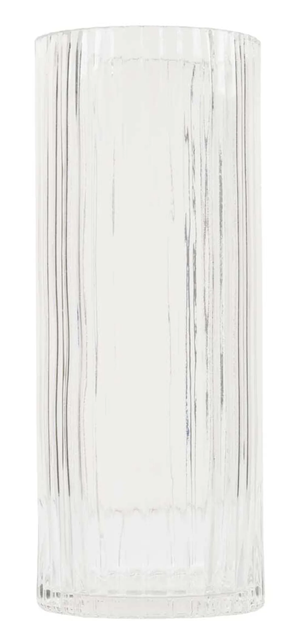 Rille glassvase