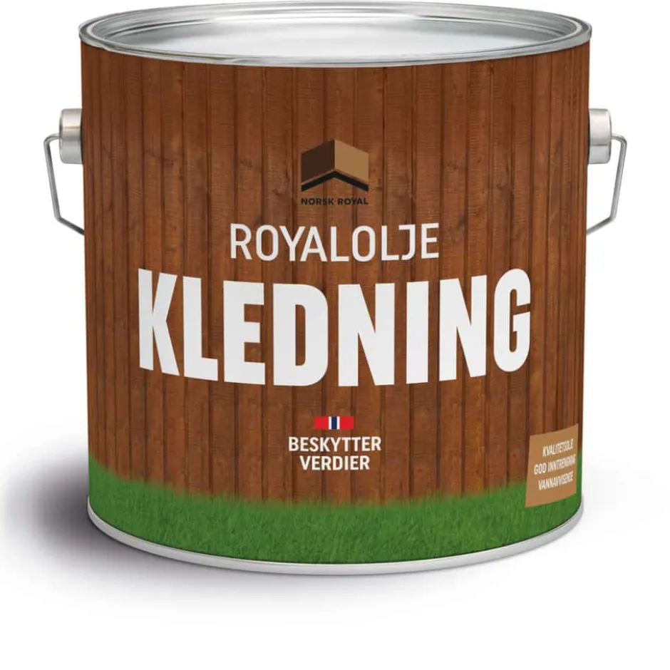 royalolje for kledning og takbord