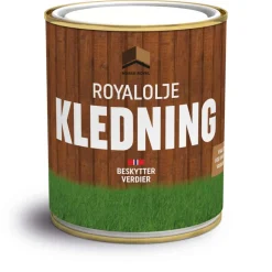 royalolje for kledning og takbord