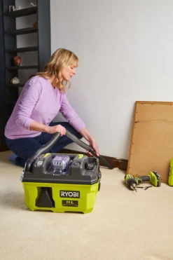 Ryobi RV1811-0 våt- og tørrstøvsuger 18V u/batteri