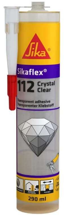 Sikaflex 112 Crystal Clear fugemasse og lim