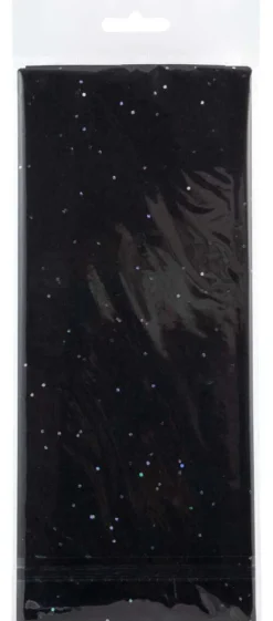 Silkepapir med glitter 6pk
